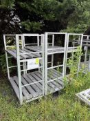 5FT ALUMINUM COOLER RACKS ON CASTERS