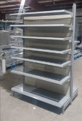 100FT OF SPECIAL ORDER LOZIER GONDOLA SHELVING