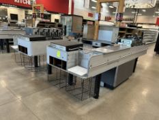 2017 ACCENT U-SHAPED CHECKSTANDS W/ SHARED MILLWORK