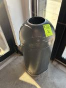 METAL TORPEDO TRASH CANS