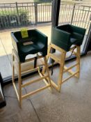 HIGH CHAIRS W/ BOOSTER SEATS