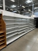 24FT OF MADIX WALL SHELVING