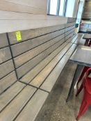 8FT WOODEN BENCHES