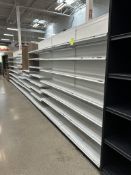 32FT OF MADIX WALL SHELVING