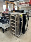 WOODEN CHECK LANE MERCHANDISER