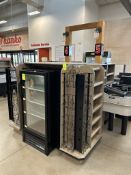 WOODEN CHECK LANE MERCHANDISER