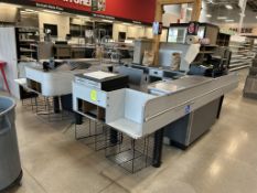 2017 ACCENT U-SHAPED CHECKSTANDS W/ SHARED MILLWORK
