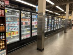 25 DOOR RUN OF HUSSMANN LOW TEMP CASES