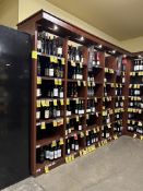 10FT RUN OF CUSTOM BUILT LIQUOR SHELVING