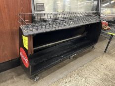 LOW PROFILE DELI MERCHANDISER ON CASTERS