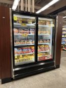 1996 HUSSMANN 2 DOOR LOW TEMP CASE