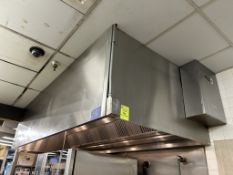 HALTON 120IN X 54IN KITCHEN EXHAUST HOOD W/ ANSUL