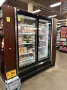 1996 HUSSMANN 2 DOOR LOW TEMP CASE