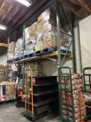2 SECTIONS OF TEAR DROP PALLET RACKING