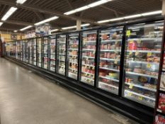 25 DOOR RUN OF HUSSMANN LOW TEMP CASES