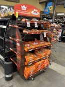 KING'S HAWAIIAN MERCHANDISER ON CASTERS