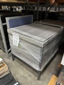 BAKERY MERCHANDISING TABLES W/ EXTENDABLE SHELVES