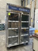 BEVERAGE AIR 2 GLASS DOOR STAINLESS FREEZER