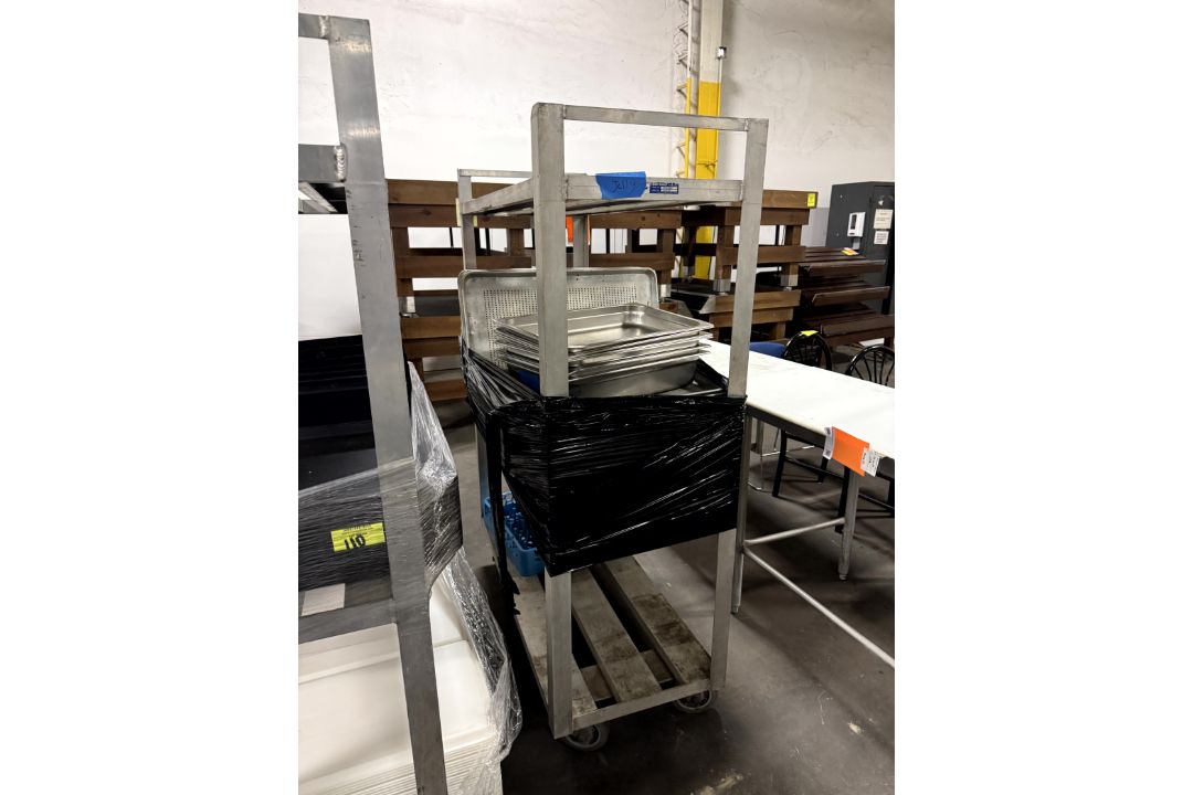 Freezer hand truck w/ sheet pans - Image 3 of 3