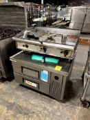 Toastmaster pro-series griddle on refrigerated stand
