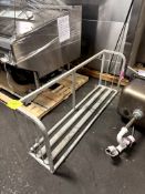 Aluminum wall shelf