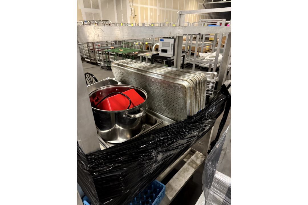 Freezer hand truck w/ sheet pans - Image 2 of 3