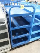 4-tier stocking cart