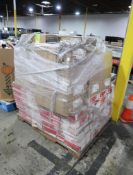 pallet of nail gun nails & screw gun screws