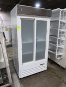 American Biotech Supply glass door refrigerator