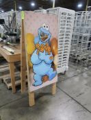 Cookie Monster bean bag toss