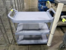 plastic stocking cart