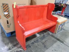 red bench (for elves?)