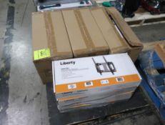 pallet of heavy duty tilting TV wall mounts