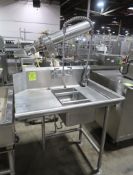 dishwasher pre-wash sink w/ sprayer