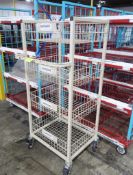 wire basket cart