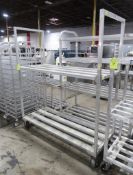 aluminum cooler rack, on casters
