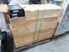 pallet of Benchmaster Waterbed plant merchandisers