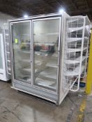Hill Phoenix 2) door freezer case (sold times the door)