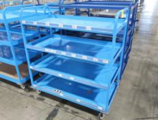 4-tier stocking cart