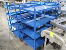 4-tier stocking carts