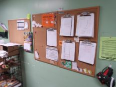 cork bulletin boards