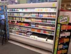 Kysor Warren multi-deck refrigerated case, 8' case