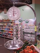 Dectecto hanging dial scale w/ pole stand