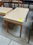 34IN X 19IN X 24IN MERCHANDISING TABLES