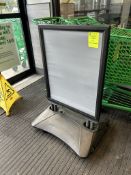 SIGN FRAME FOR 22IN X 28IN SIGN W/ WEIGHTED BASE