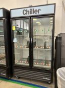 TRUE TWO GLASS DOOR COOLER