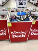 PORTABLE DISPLAY BIN (CONTENTS NOT INCLUDED)