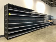 28FT OF LOZIER WALL SHELVING