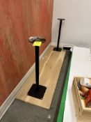 84IN X 21IN X 36IN BOLT-DOWN WOOD TOP TABLE