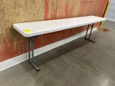 ASSORTED PLASTIC FOLDING TABLES